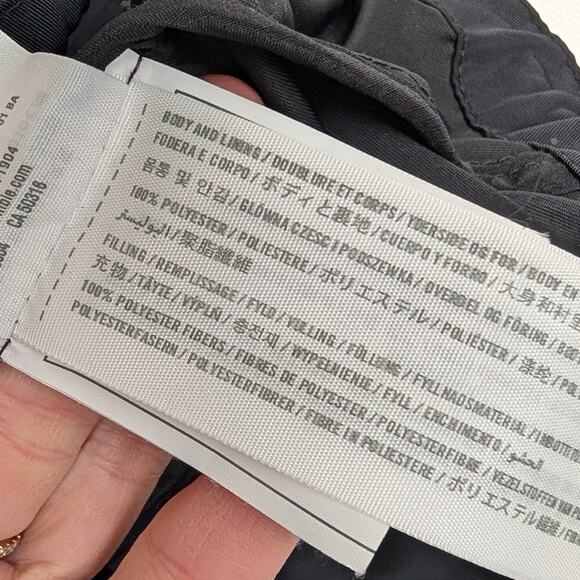 Abercrombie & Fitch Black A&F Nylon Parka Hooded Jacket, size S - Picture 9 of 9